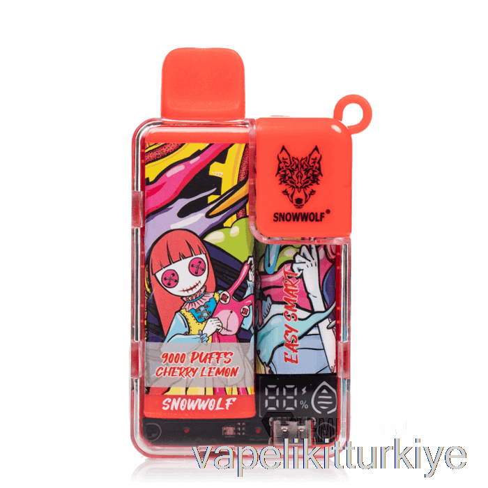 Vape Türkiye Snowwolf Easy Smart Ea9000 Tek Kullanımlık Kiraz Limon
